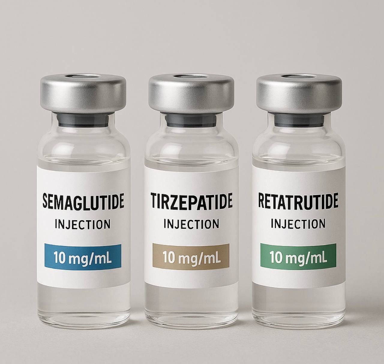 Buy semaglutide tirzepatide retatrutide vials online UK — pharmaceutical grade peptides for sale